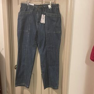 NWT Judy Blue Elastic High Waist Straight Leg Denim Jeans, Size 20w